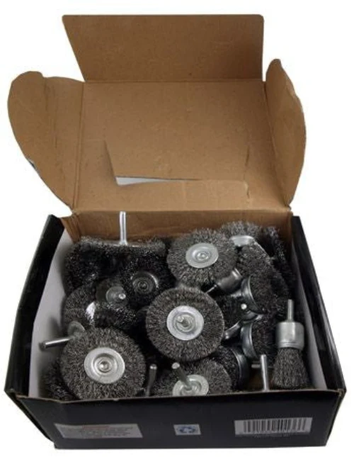 Selected 40 PC Wire Wheel Brush Assortment 1 4 Shank for Drill Stylish