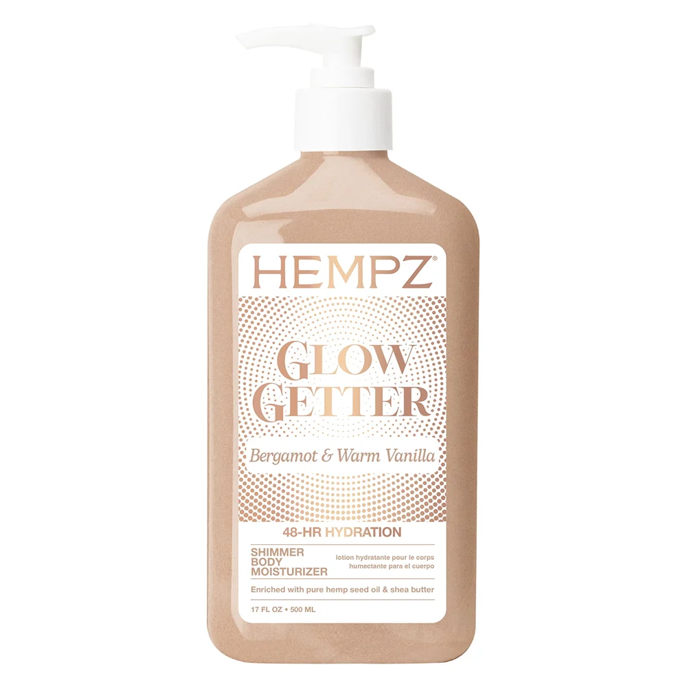 Verified Hempz Glow Getter Herbal Body Moisturizer Lotion with Bergamot and Warm Vanilla 17Oz 500ml Exceptional