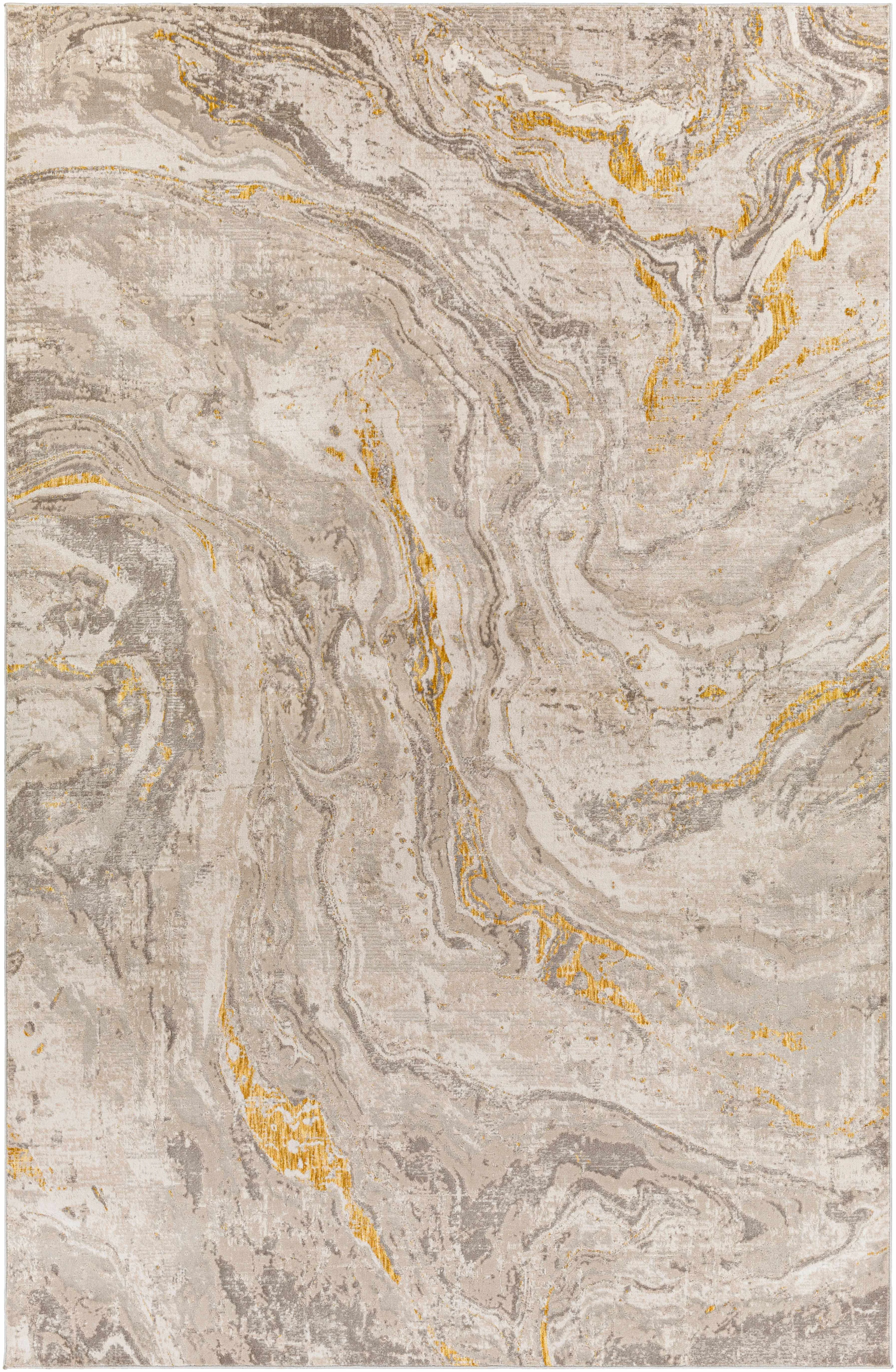 Comfortable Akins Beige Marble Rug - Efficient