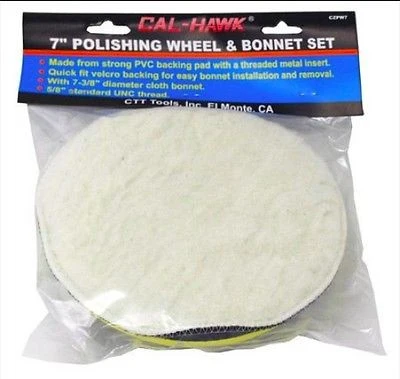 Relaxed 7 Buffing Wheel and Backing Pad for Electric Car Auto Polisher Genuine
