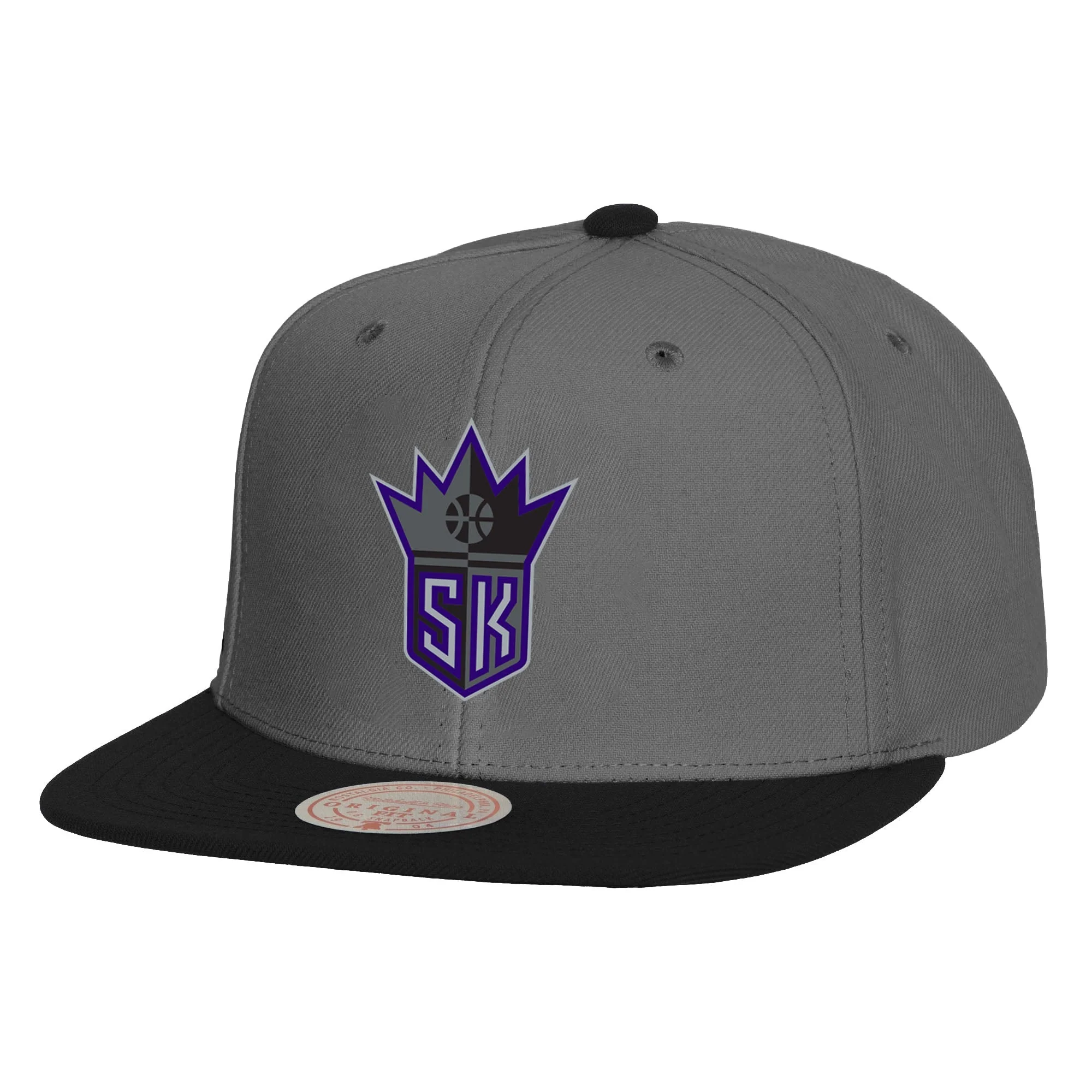 Authentic Mitchell Ness Men's NBA Storm Front Snapback Hwc Kings Snapback Caps High-End