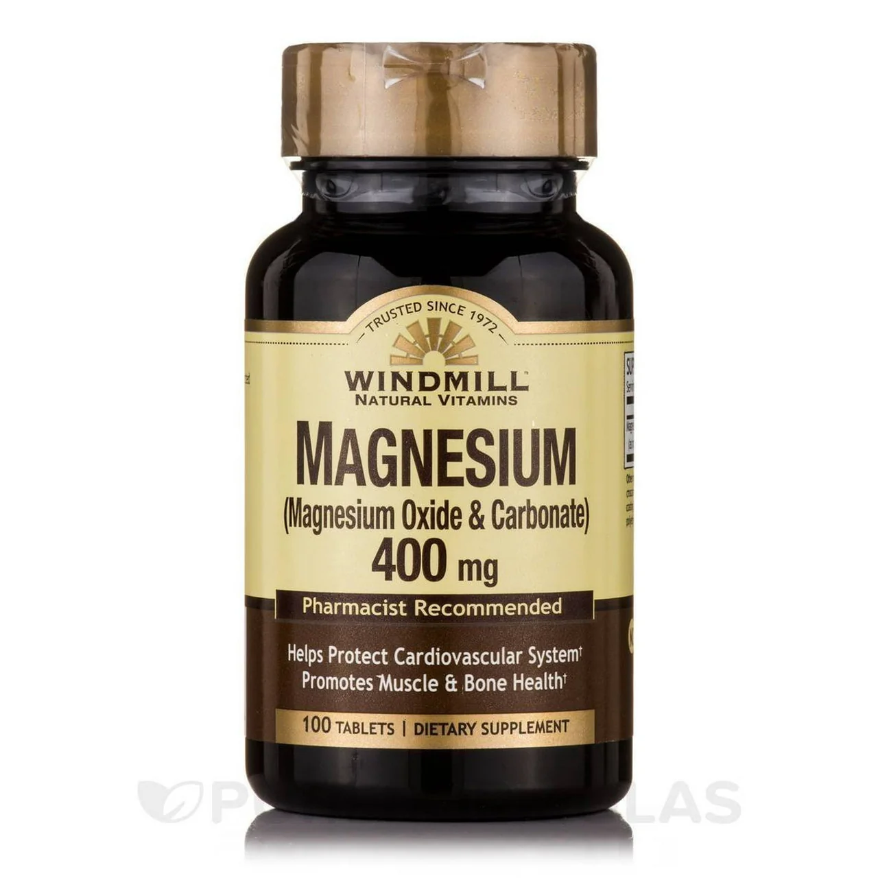 Original Windmil Vitamins Magnesium Oxide 400 mg Tablets - 100 ea Refined