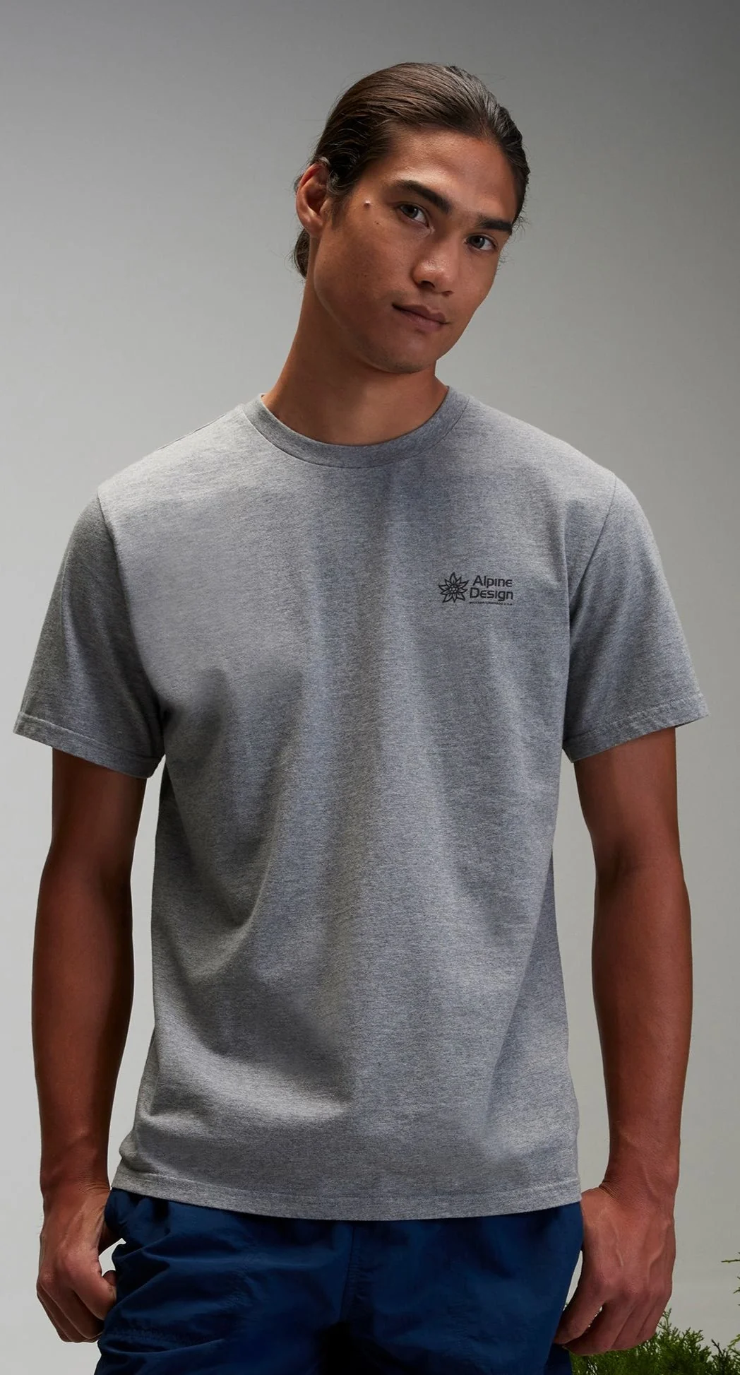 Sustainable Alpine Design Men's Ad Hike Ss Short Sleeve Graphic Upf 30 T-Shirt Safe