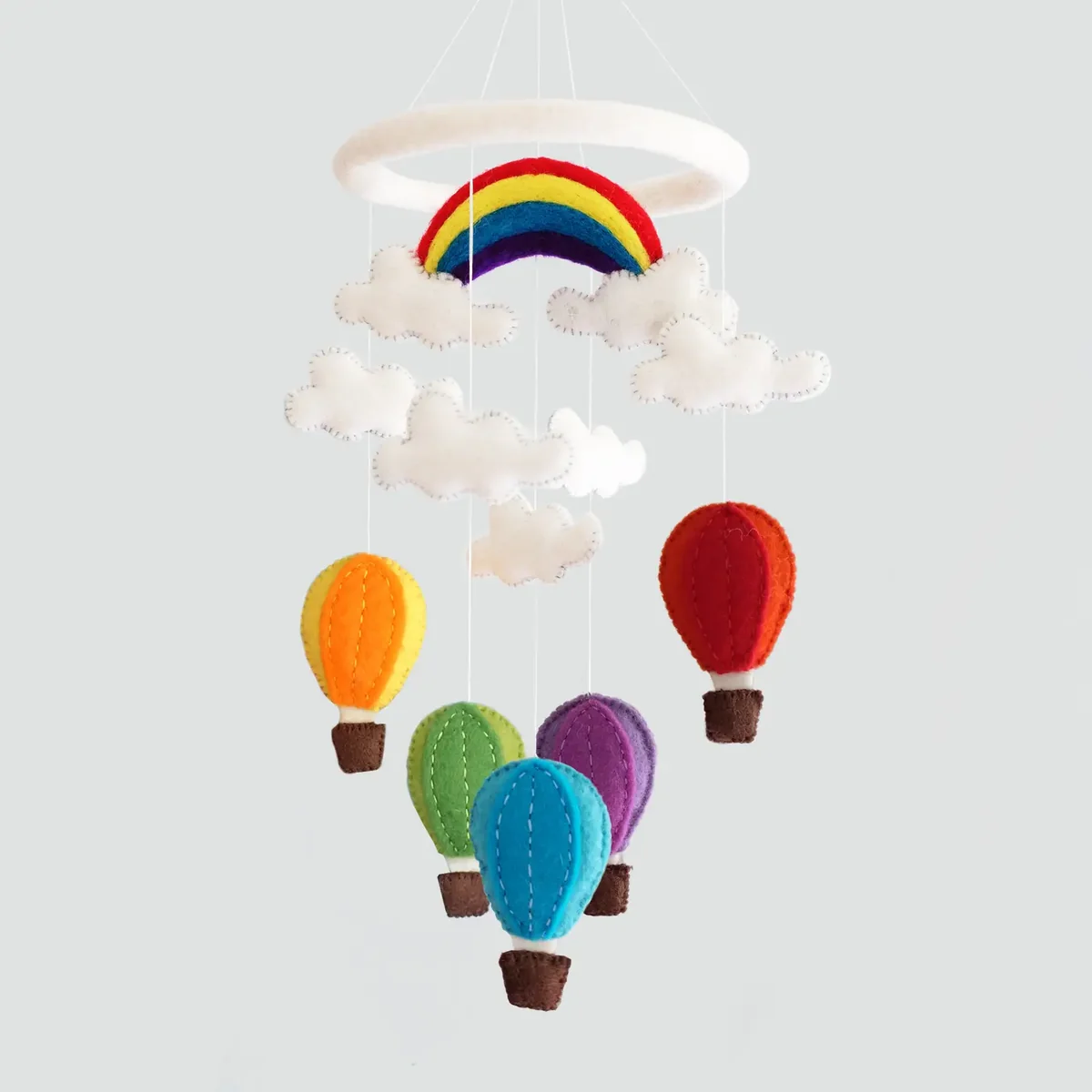 Original Felt Mobile Hot Air Balloon Soft