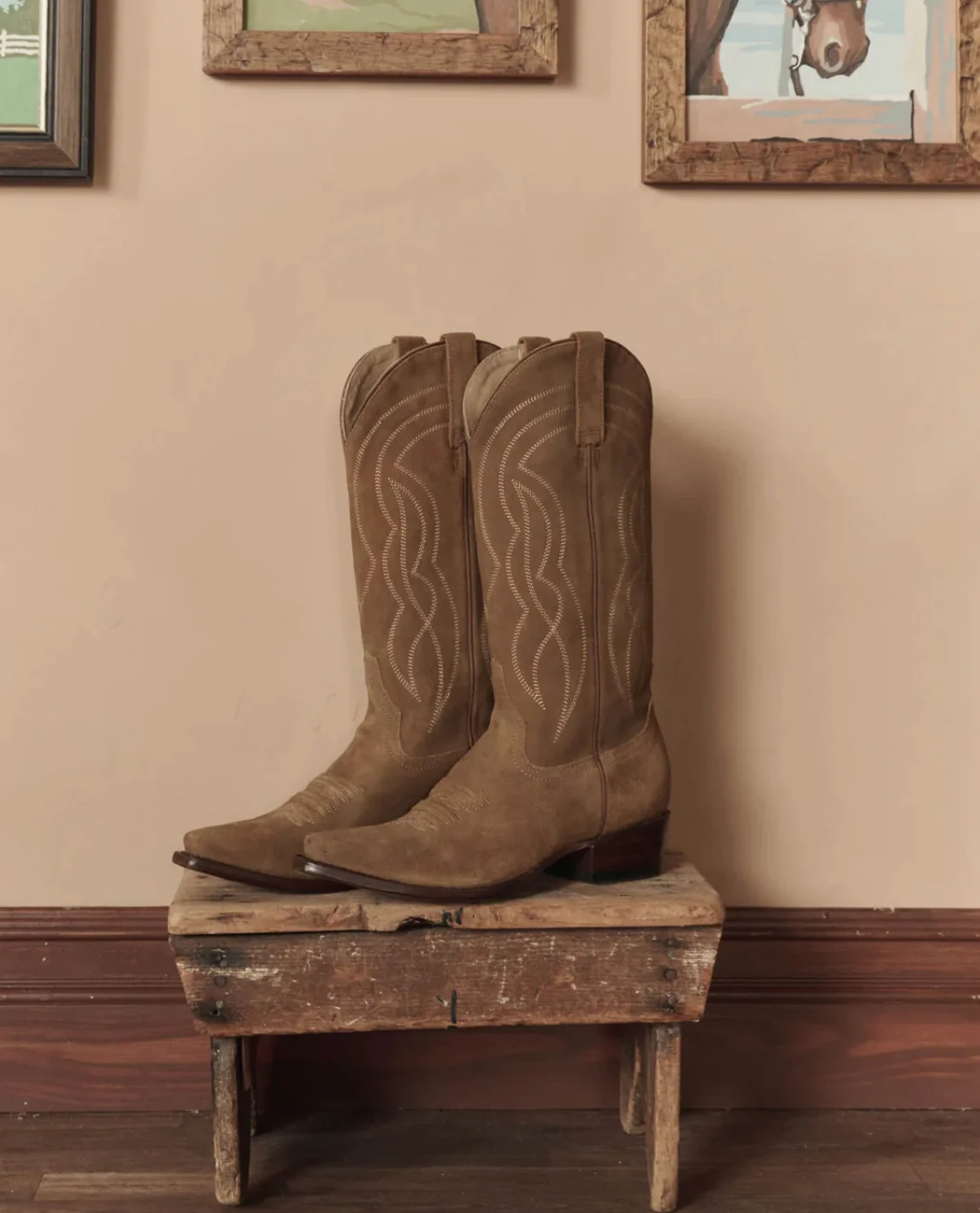 Dependable Stetson The Great The Cowboy Boot in Tan Carefully Designed