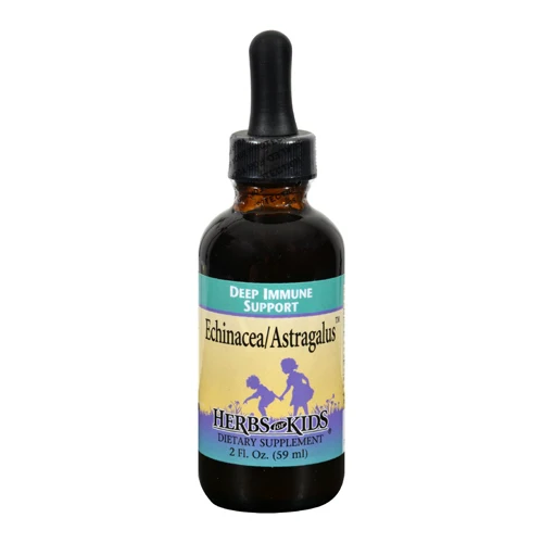 Functional Herbs for Kids Echinacea Astragalus Drops for Deep Immune System Support 2Oz 59ml Pure