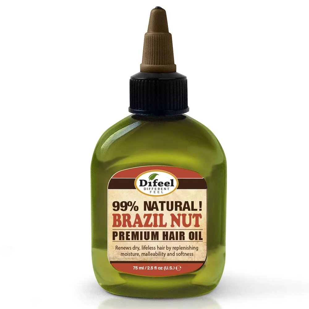 Detailed DIFEEL DIFFERENT FEEL 99 NATURAL BRAZIL NUT PREMIUM HAIR OIL Durable