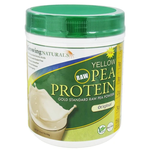 Soft Growing Naturals Protein Powder Raw Yellow Pea 16Oz 456g Fashionable