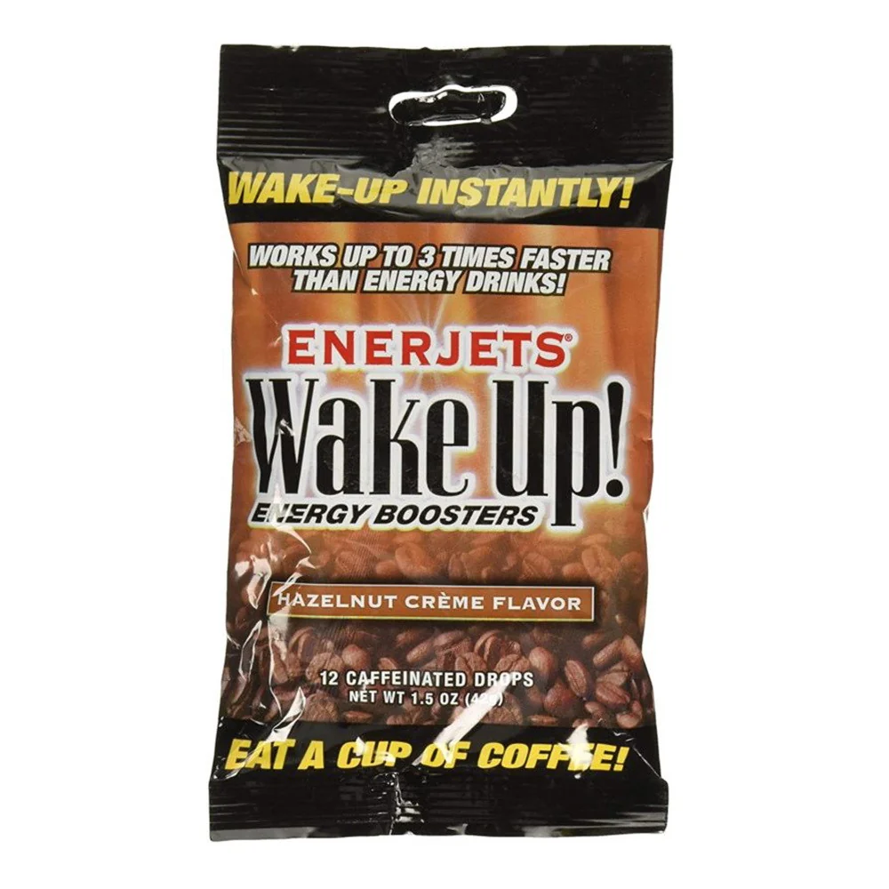 Sustainable Enerjets Wake Up Energy Booster Drops Hazelnut Creme Flavor 12 Ea Lightweight