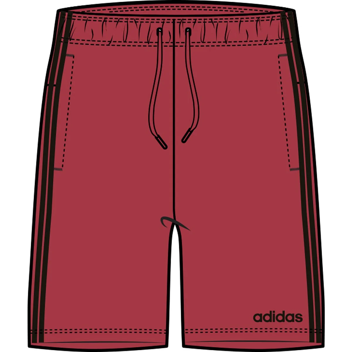 Contemporary adidas Men's Essentials 3-Stripes Shorts Smooth