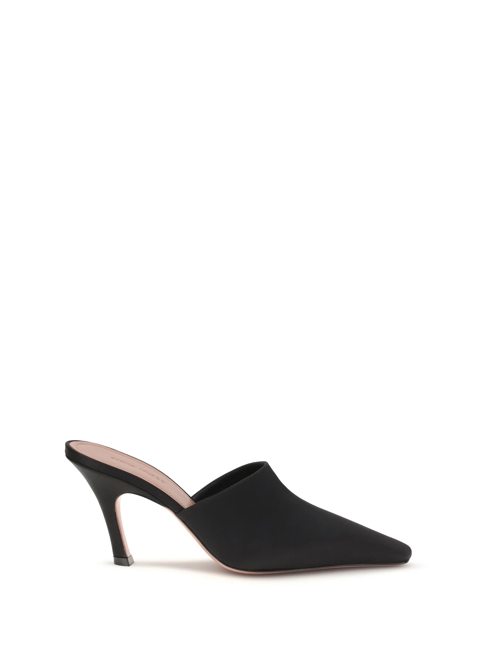Trusted Mules Sandals Jamie Black Silk Crafted