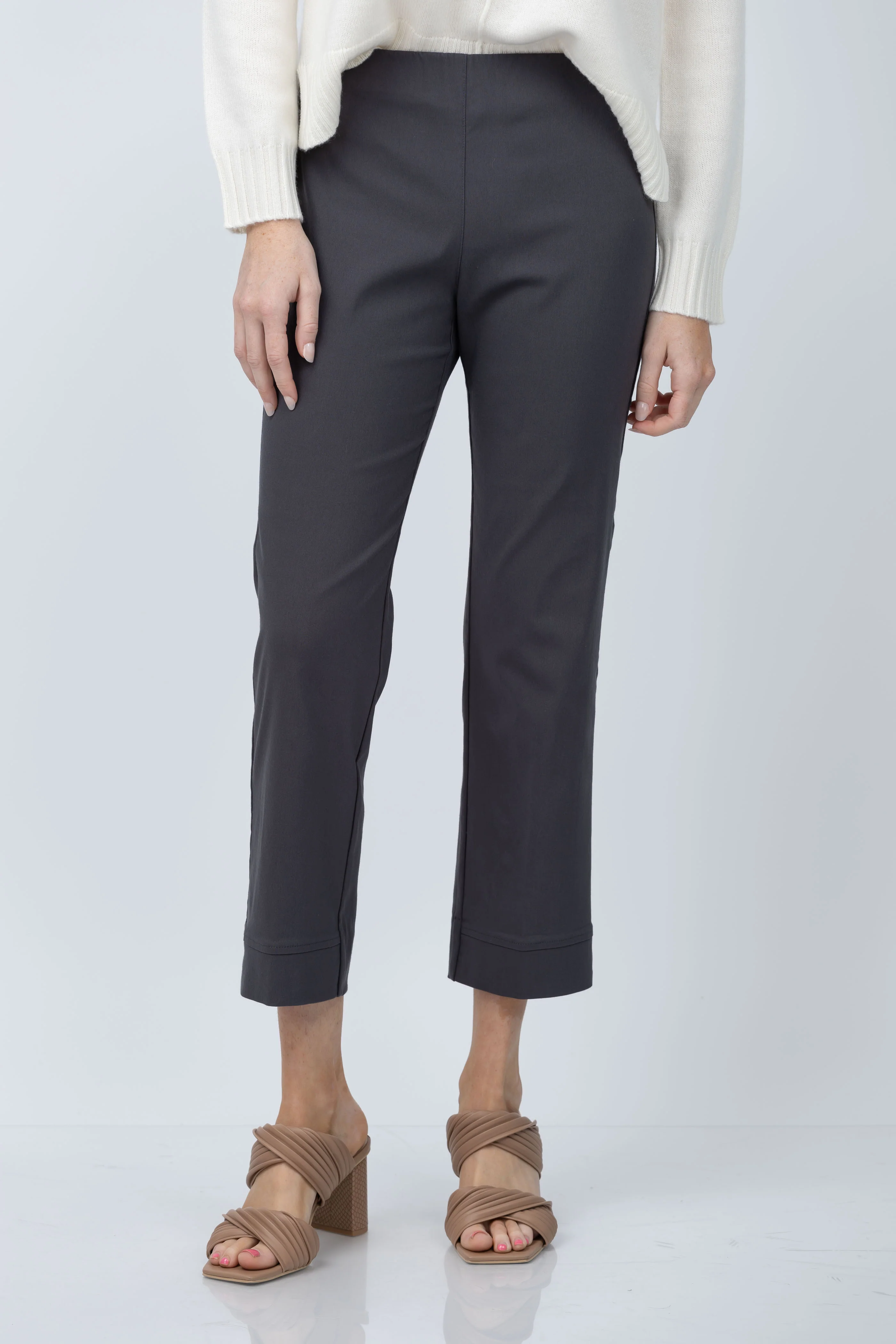 Sophisticated Elliott Lauren Pull On Pant in Gunmetal Quality