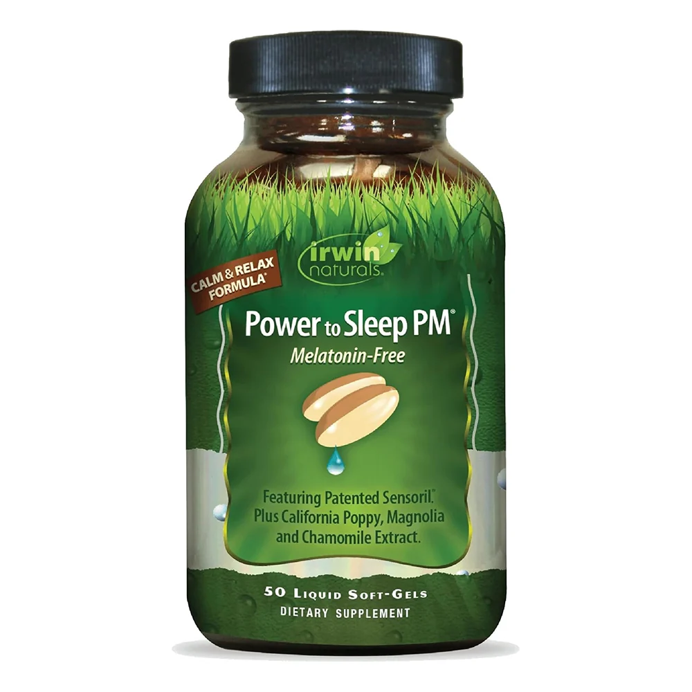 User-Friendly Irwin Naturals Power to Sleep PM Melatonin Liquid Softgels Relaxes Your Mind and Body 50Ea Next-Generation