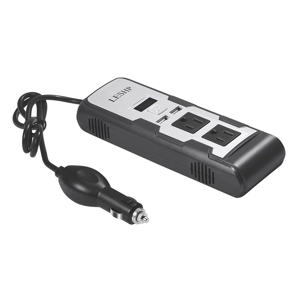 Recyclable Premium Car Power Outlet Inverter 150W Comfortable