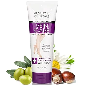 Classic ADVANCED CLINICALS VEIN CARE VARICOSE VEN CREAM Unique