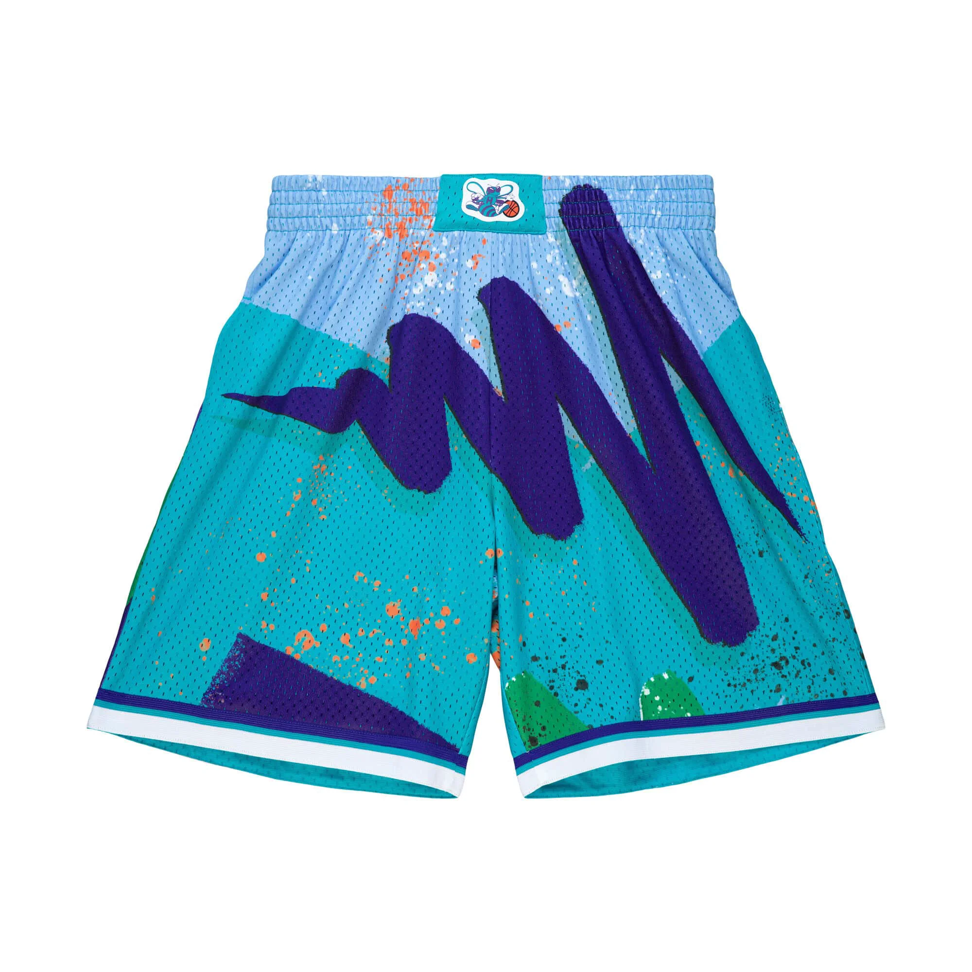 Sophisticated Mitchell Ness Men's NBA Hyper Hoops Swingman Shorts - Charlotte Hornets 1992 Modern