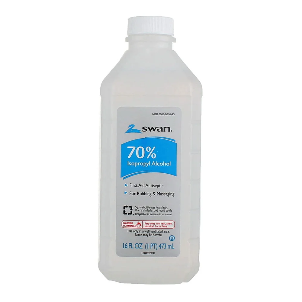 Clean Swan Isopropyl Rubbing Alcohol 16 Oz Professional
