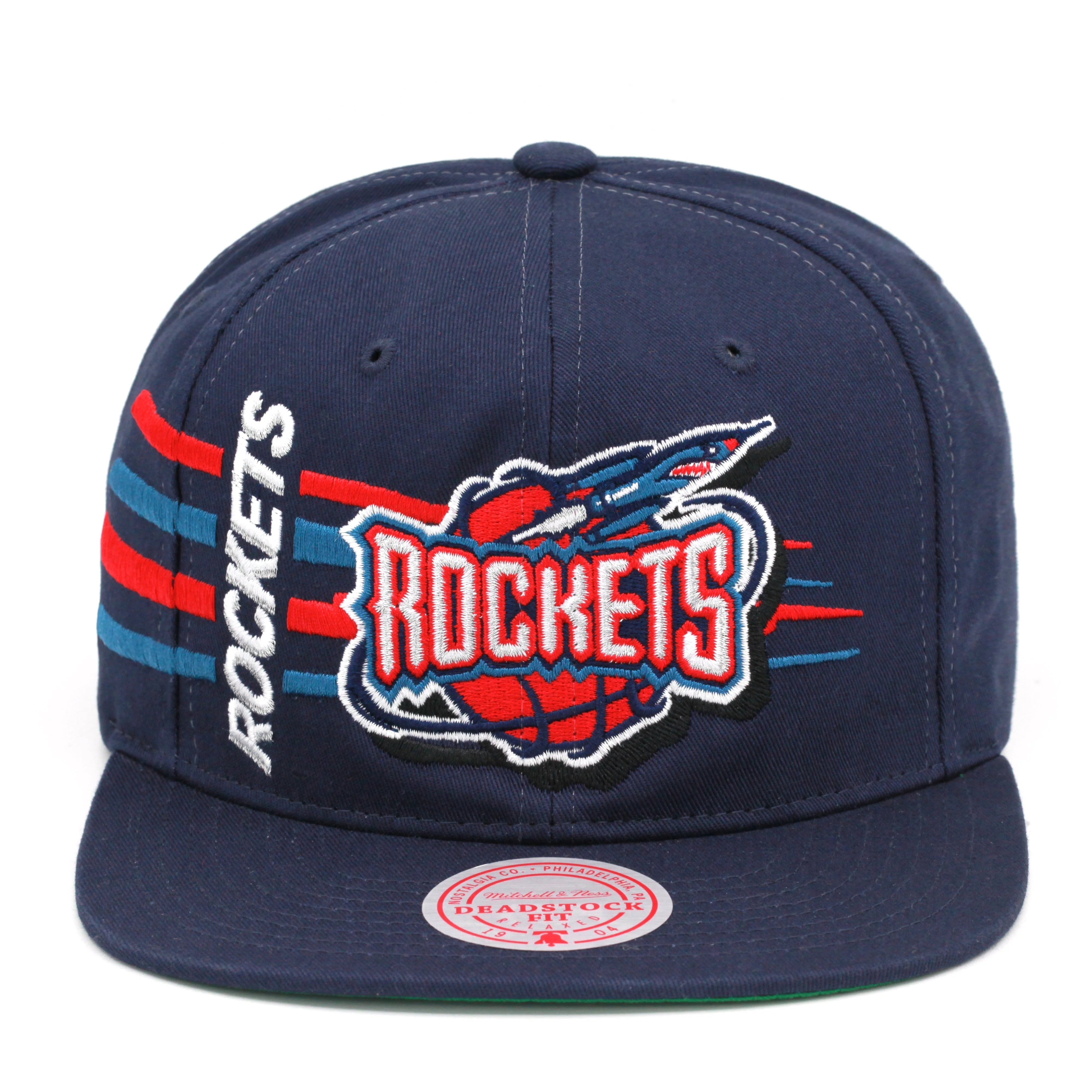 Dependable Mitchell Ness Men's NBA Retro Bolt Deadstock Snapback Hwc Rockets Snapback Caps Certified
