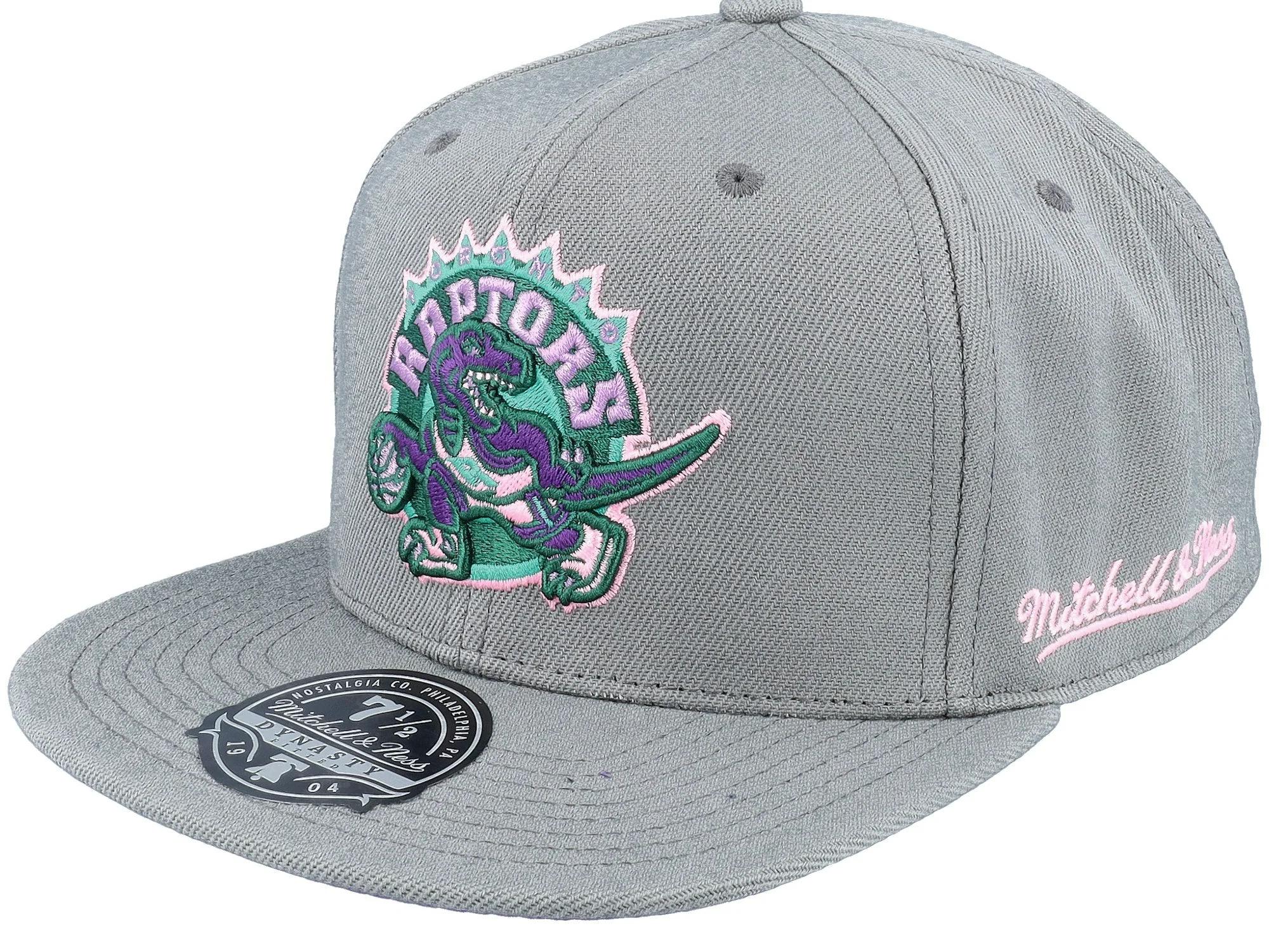 Stylish Mitchell Ness Men's NBA From Dusk Fitted Hwc Raptors Fitted Caps Authentic