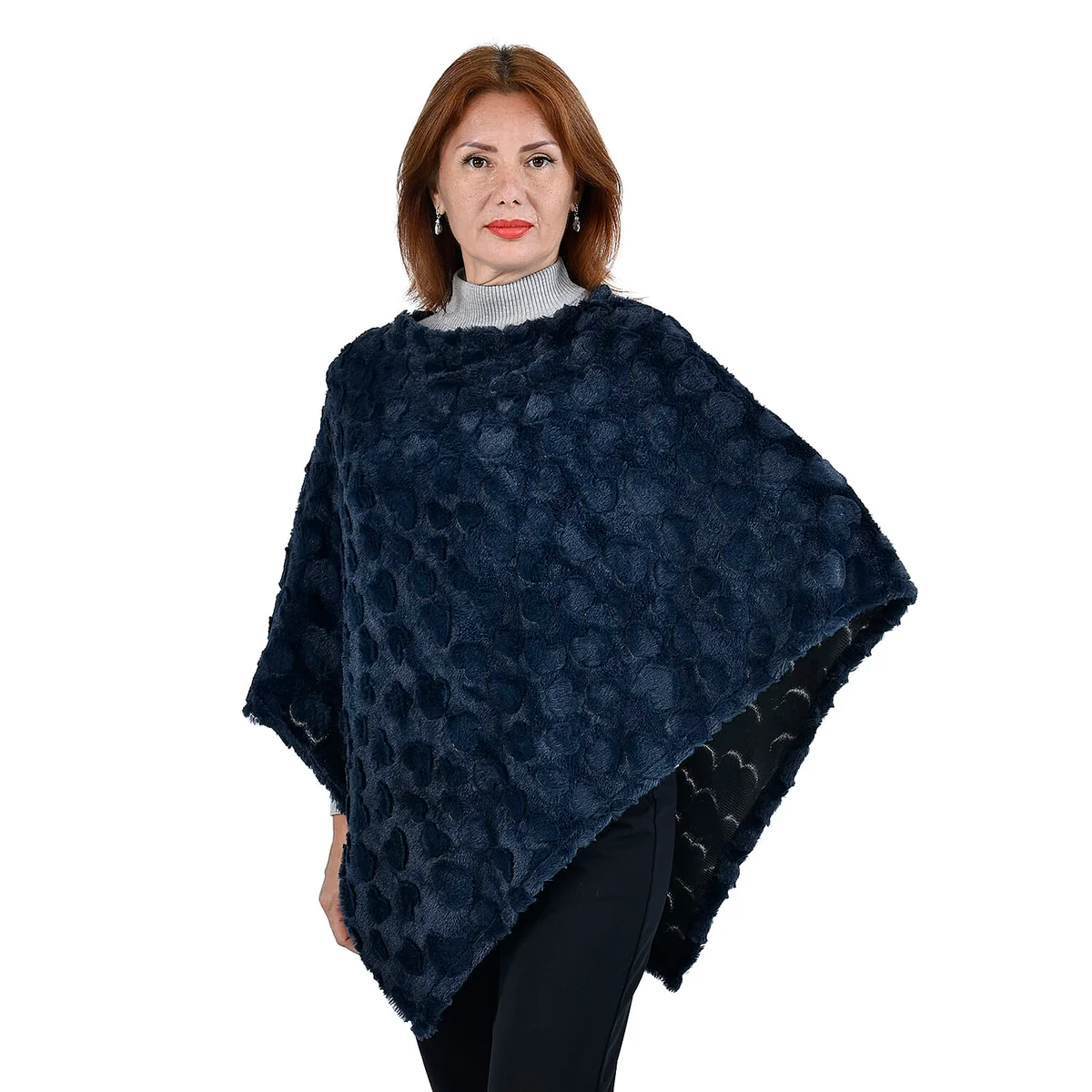 Comfortable HomeWomen's Fashion AccessoriesTopsPoncho 7466039 Optimized