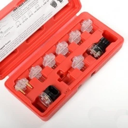 First-Class 9 Piece Fuel Injection NoID Light Tester Testing Tool Set Kit Lite Injector Selected