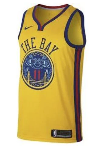 Sustainable Nike Youth NBA Golden State Warriors Basketball City Edition Swingman Jersey Thompson Excellent
