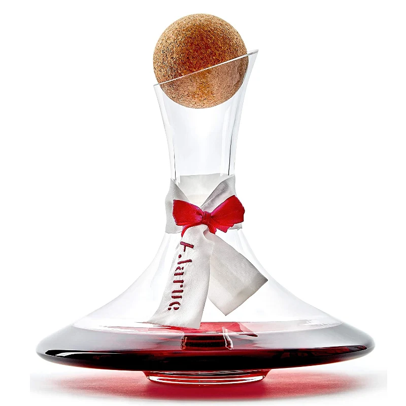 Optimized Unique Glass Wine Decanter Set Specialty