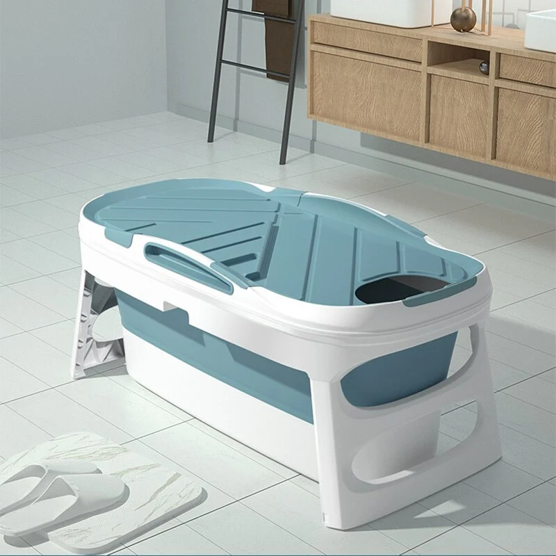 Fashionable Portable Adult Foldable Bathtub Collapsible Stand Alone Spa Durable