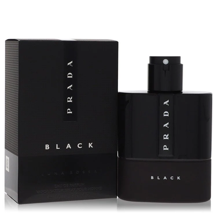 Sophisticated Prada Luna Rossa Black by Prada Eau De Parfum Spray 3.4 oz for Men Crafted