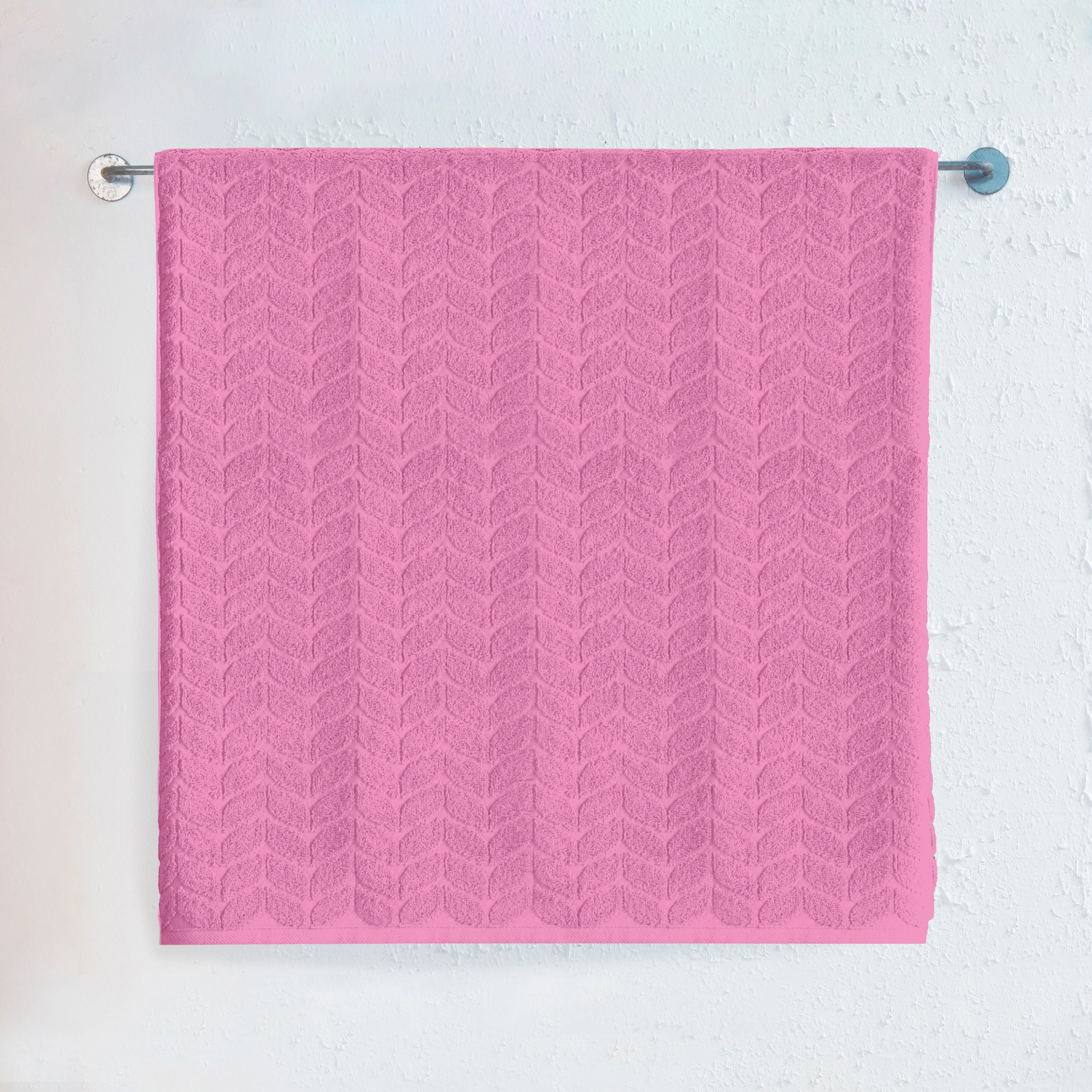 Comfortable Elegant Comfort 1-Piece Premium Turkish Cotton Braided Jumbo Towel 35x 70 inch Recyclable
