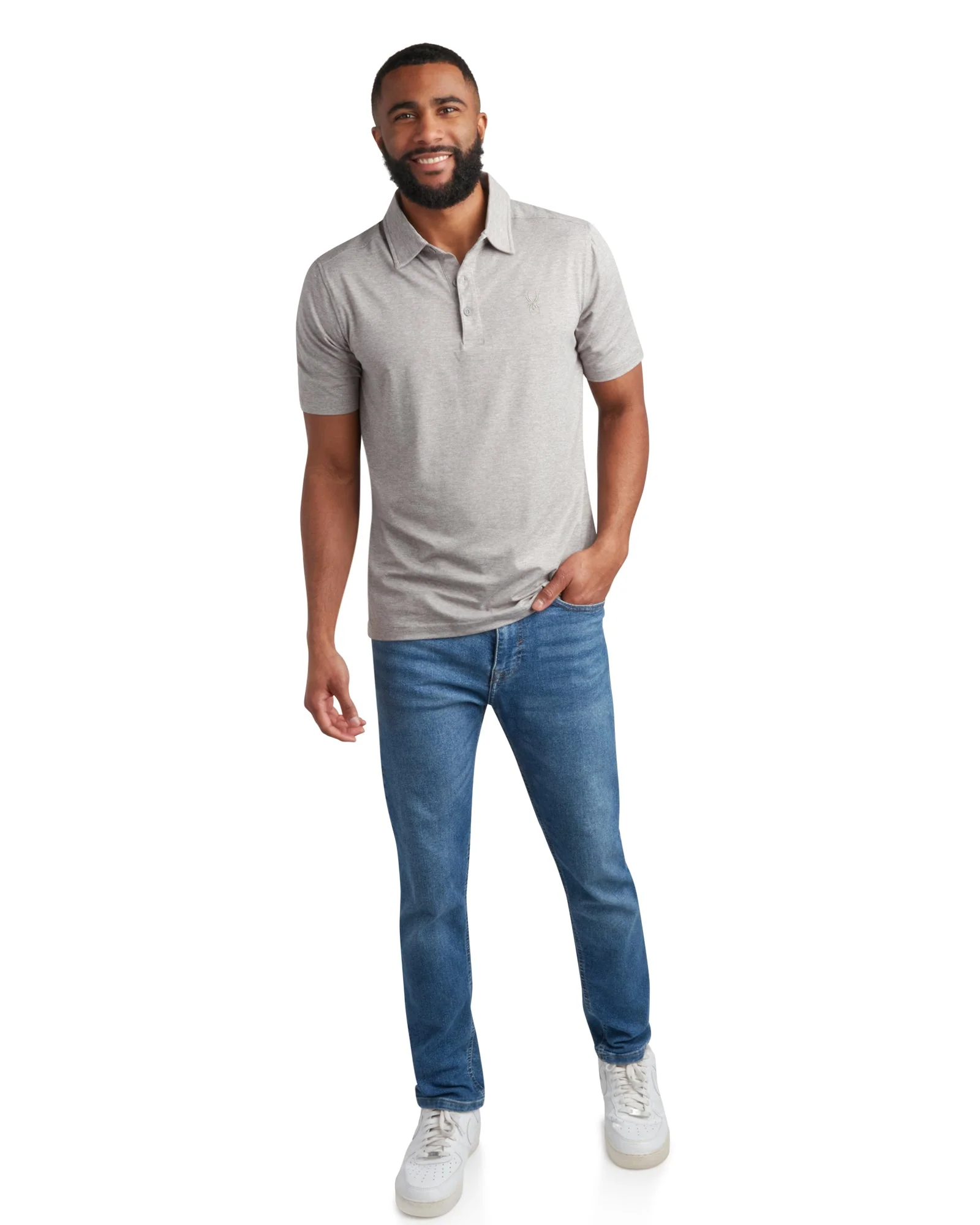 Crafted Men's Short Sleeve Jersey - Heather Grey Next-Generation