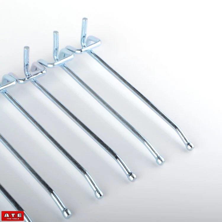 World-Class 100PC 6 Inch Bulk Pegboard Hooks Reusable