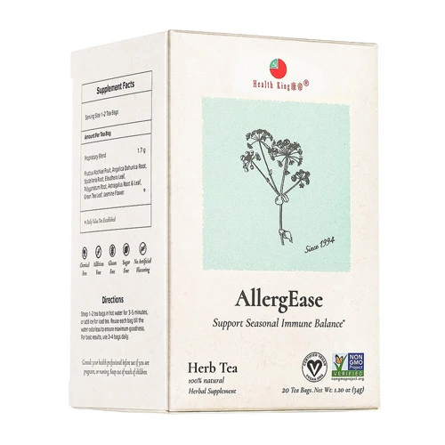 Professional Health King Medicinal Teas Immune Balance AllergEase Herb Tea Bags 20 Ea Proven