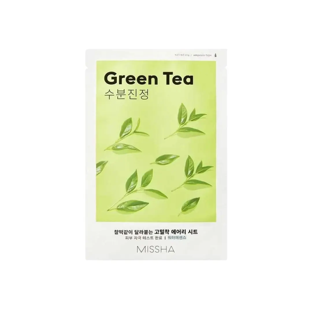 World-Class Missha Green Tea Airy Fit Sheet Mask Long-Lasting
