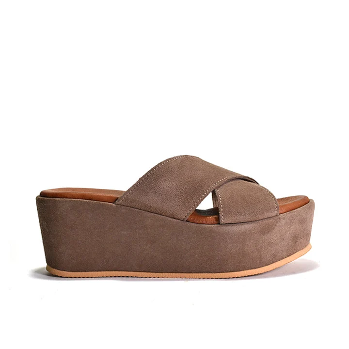 Modern Cordani Bella Sandal in Taupe Authentic