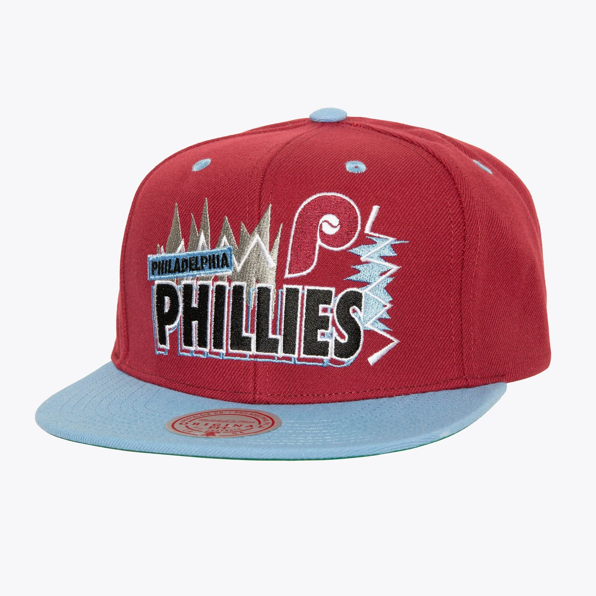 Artisan Mitchell Ness Men's MLB Buzz Snapback Coop Phillies Snapback Caps Innovative
