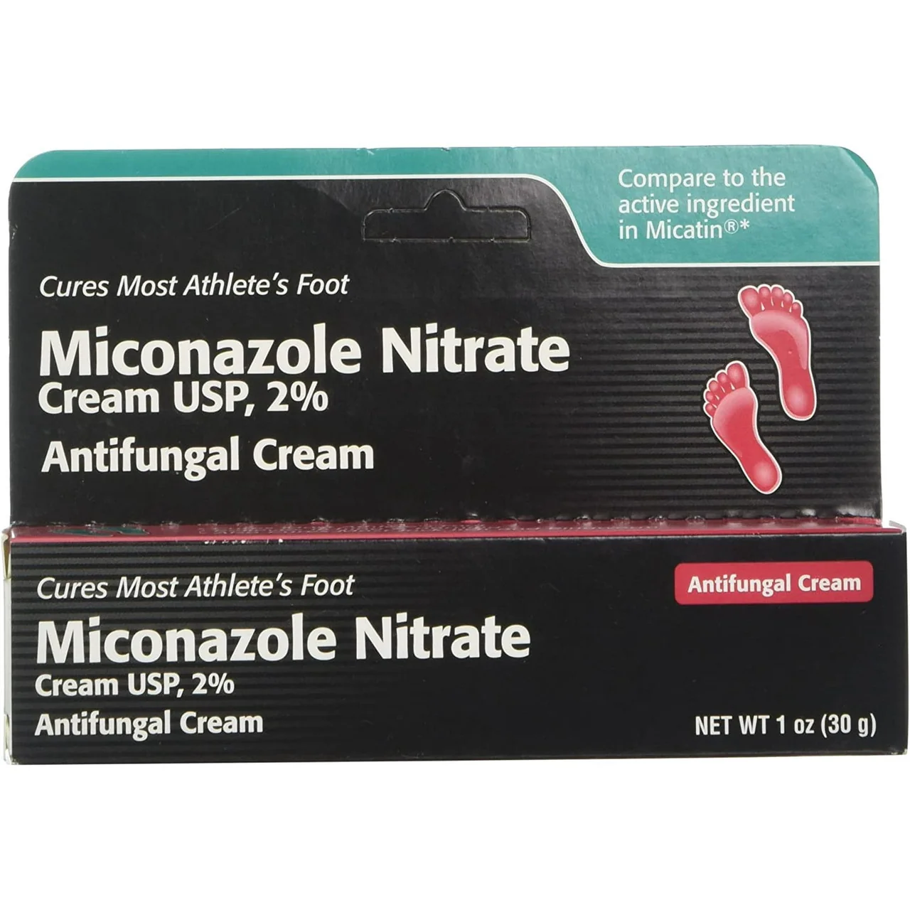 Organic Miconazole Nitrate 2 Antifungal Cream - 1 Oz Professional