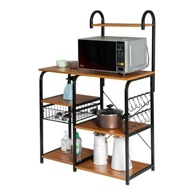 Healthy Premium Kitchen Microwave Storage Cart Stand 35.5 Elite