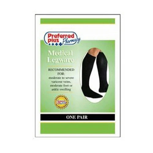 Original Design Preferred Plus Medical Legware 20-30 F S Navy Mens Socks - 1 Pair Exclusive