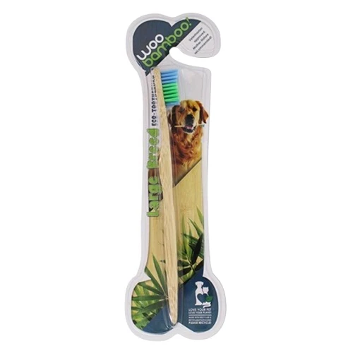Reliable Woo Bamboo Toothbrush For Large Breed Dogs 1 Ea High-Quality