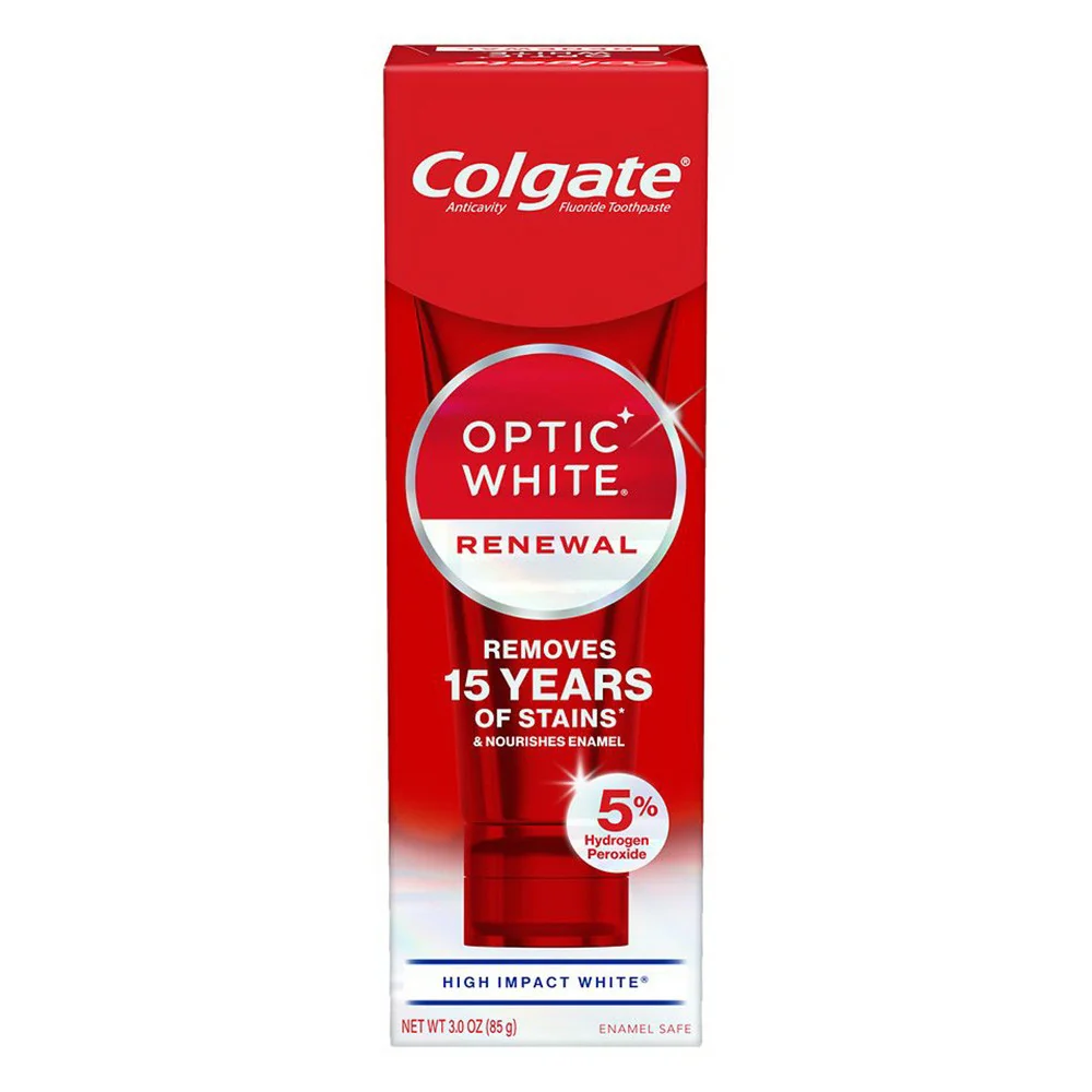 Genuine Colgate Optic White Renewal Teeth Whitening Toothpaste 3 Oz Innovative