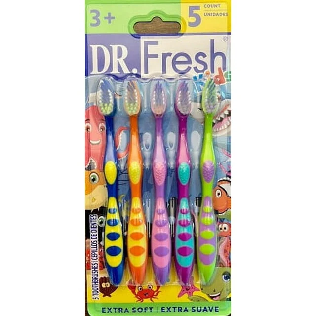 Minimalist Dr Fresh Kids Toothbrushes Extra Soft 5 Ea Premium