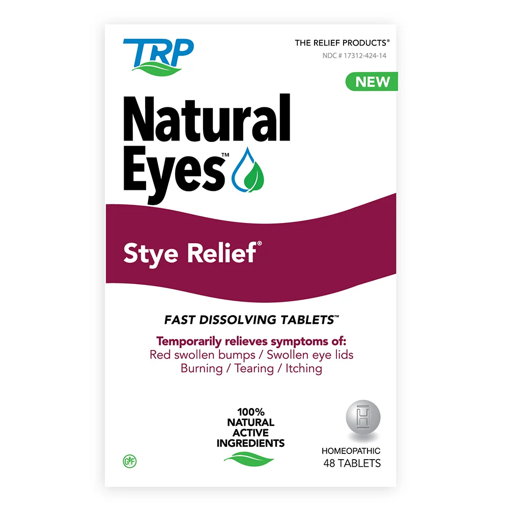 Recyclable The Relief Products Stye Relief Fast Dissolving Homeopathic Tablets 48Ea Modern