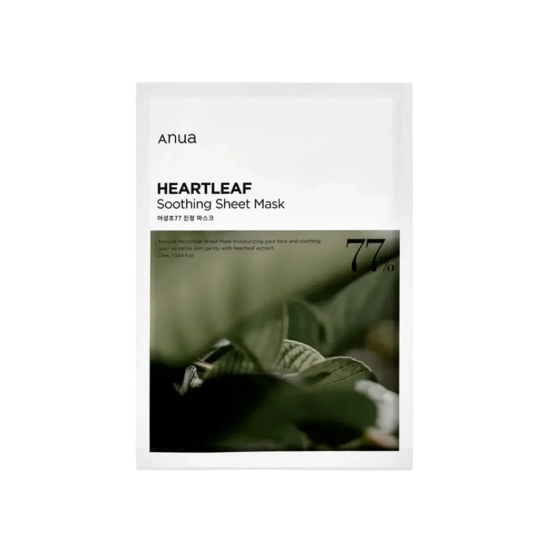 Detailed Anua Heartleaf 77 Soothing Sheet Mask Recyclable