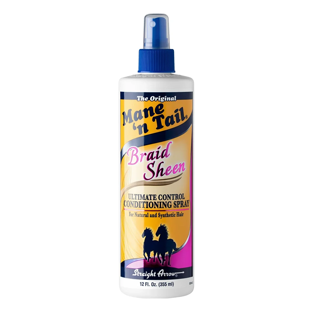 Responsible Mane n Tail Braid Sheen Hair Control Conditioning Spray 12 Oz Exceptional