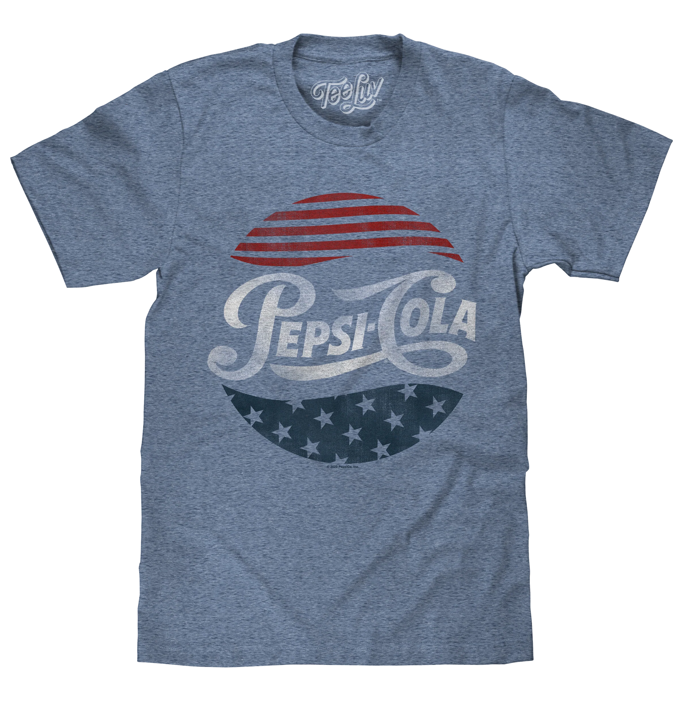 Natural Patriotic Pepsi Cola T-Shirt - Blue Trusted