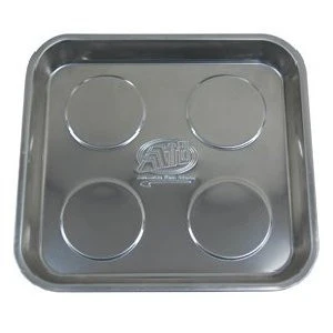 Enhanced Square Stainless Steel Magnetic Small Parts Fastener Rack Holder Tray Tool Natural