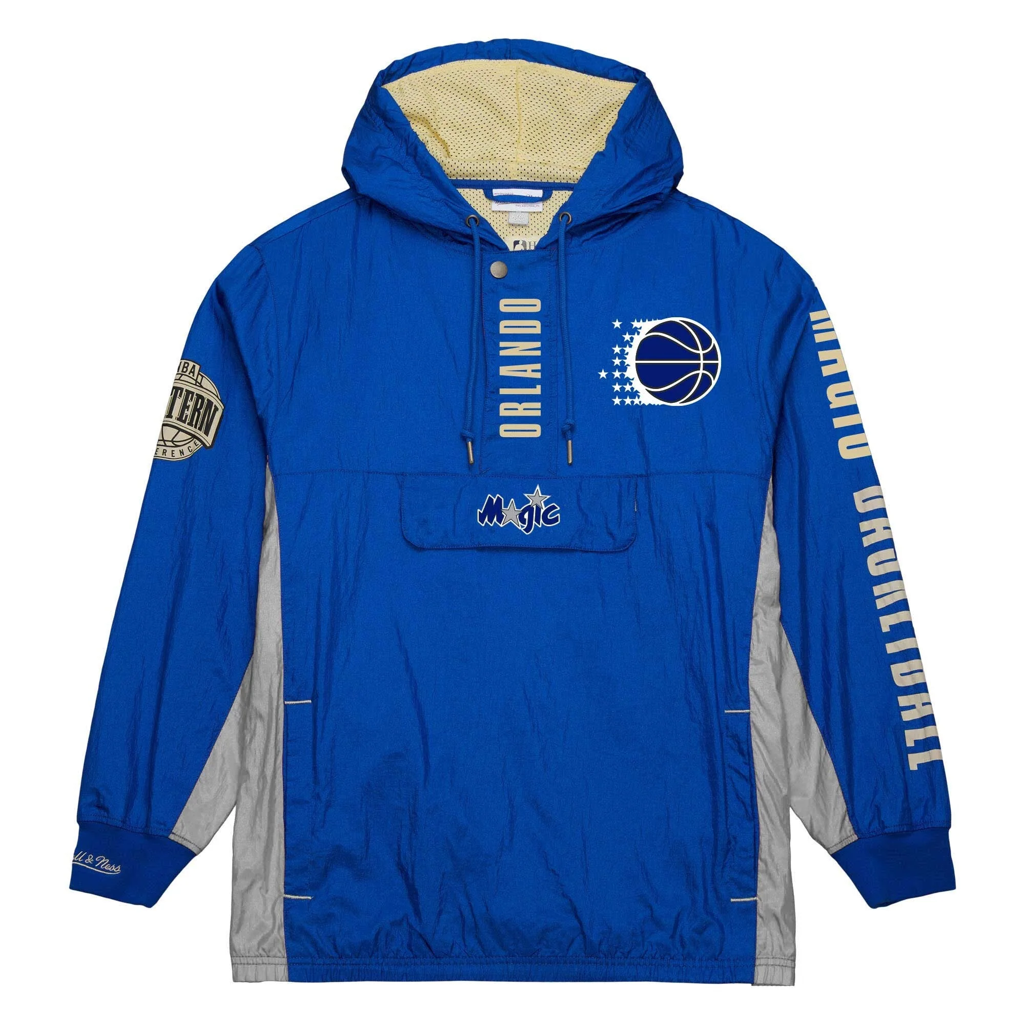 Professional Mitchell Ness Men's NBA Team Og 2.0 Anorak Windbreaker Vintage Logo Windbreakers Versatile