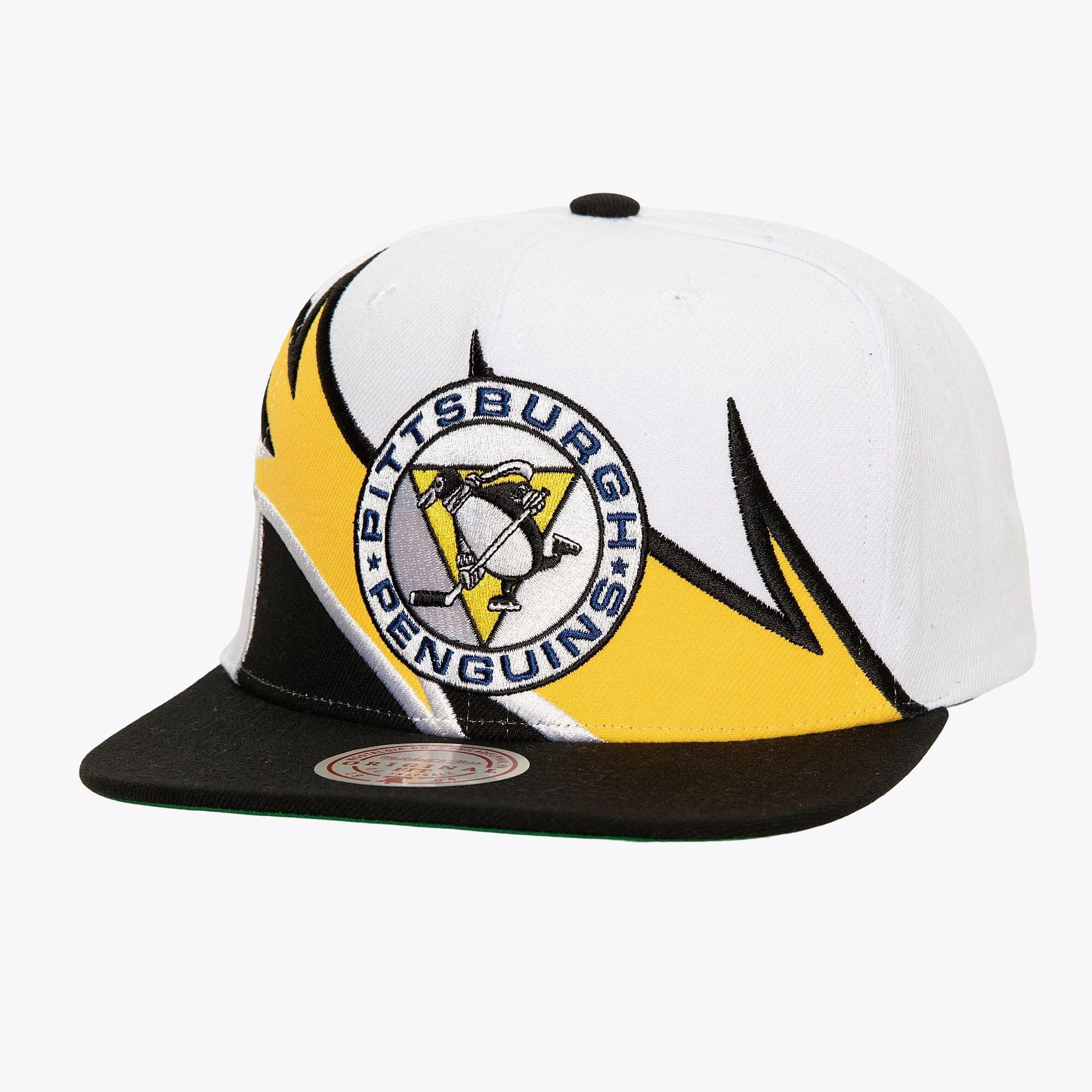 Authentic Mitchell Ness Men's NHL Waverunner Snapback Vntg Penguins Snapback Caps Practical