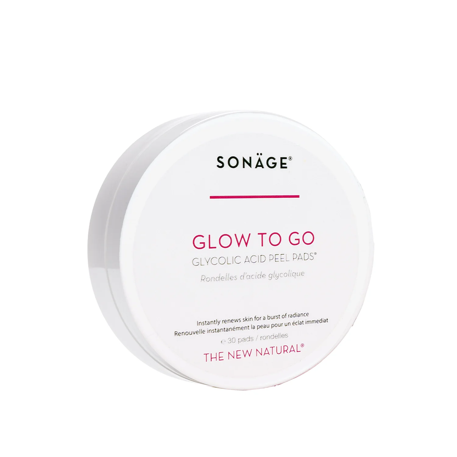 Sophisticated Glow To Go Glycolic Acid Peel Pads Refined